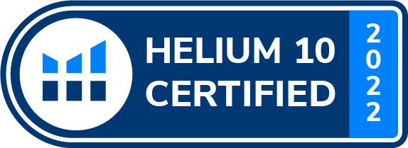 Helium 10 certified badge