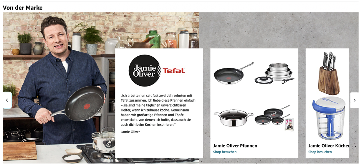 Brand history example of tefal